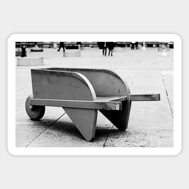 Monopoly Wheelbarrow Sticker by thadz